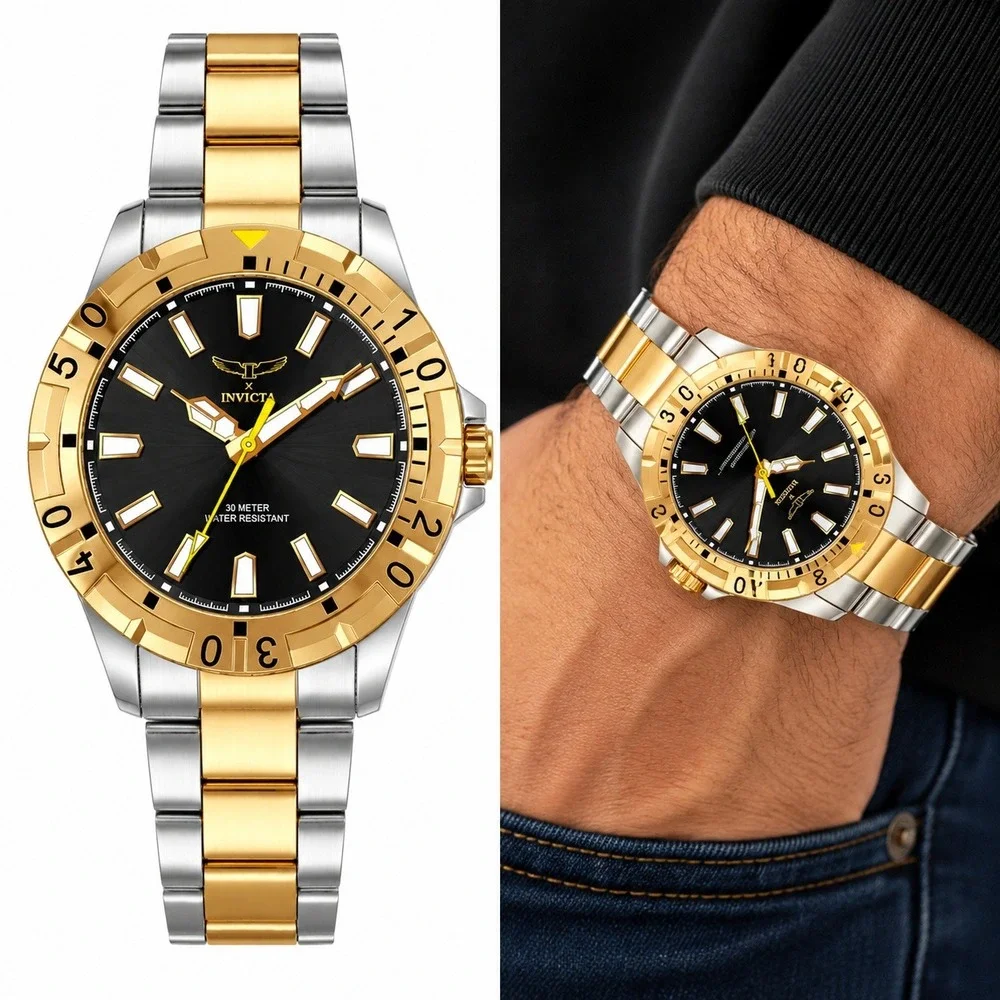 Invicta Specialty I by Invicta Men's Watch - 42mm. Gold. Steel (69037) New